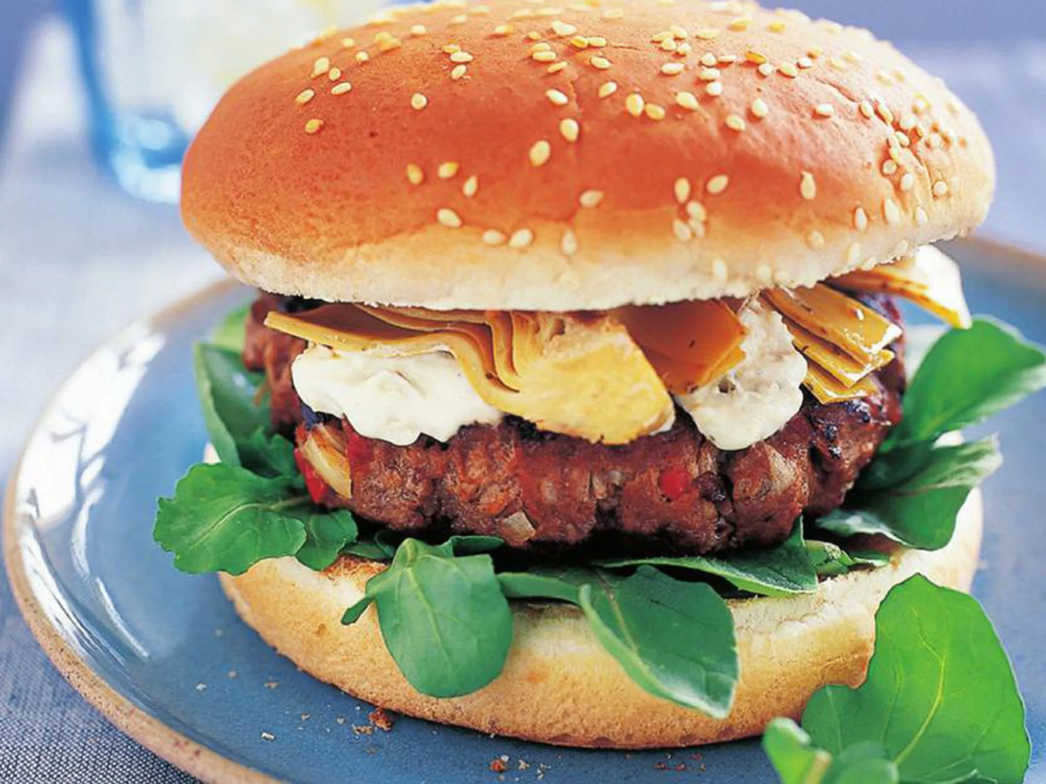 hamburger with a twist