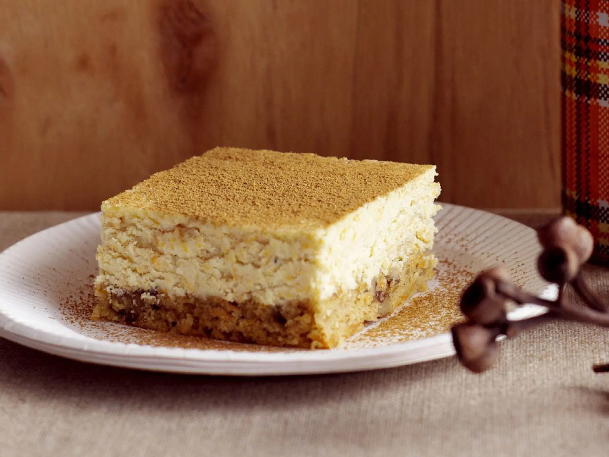 Spicy carrot and walnut cheesecake-image