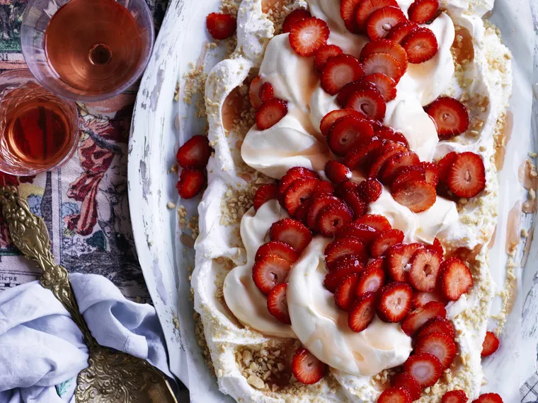 PEANUT BUTTER & JELLY PAVLOVA