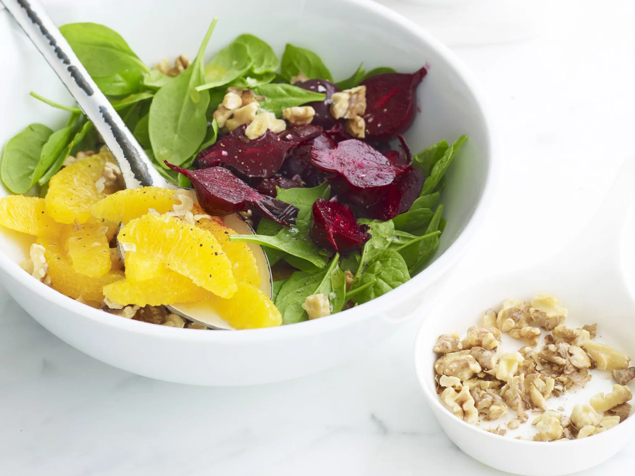 roasted beetroot and orange salad