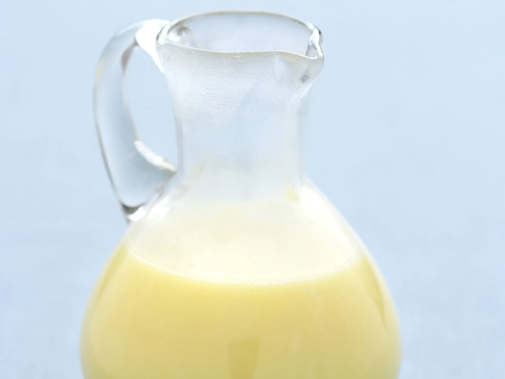 White chocolate, coconut and orange sauce
