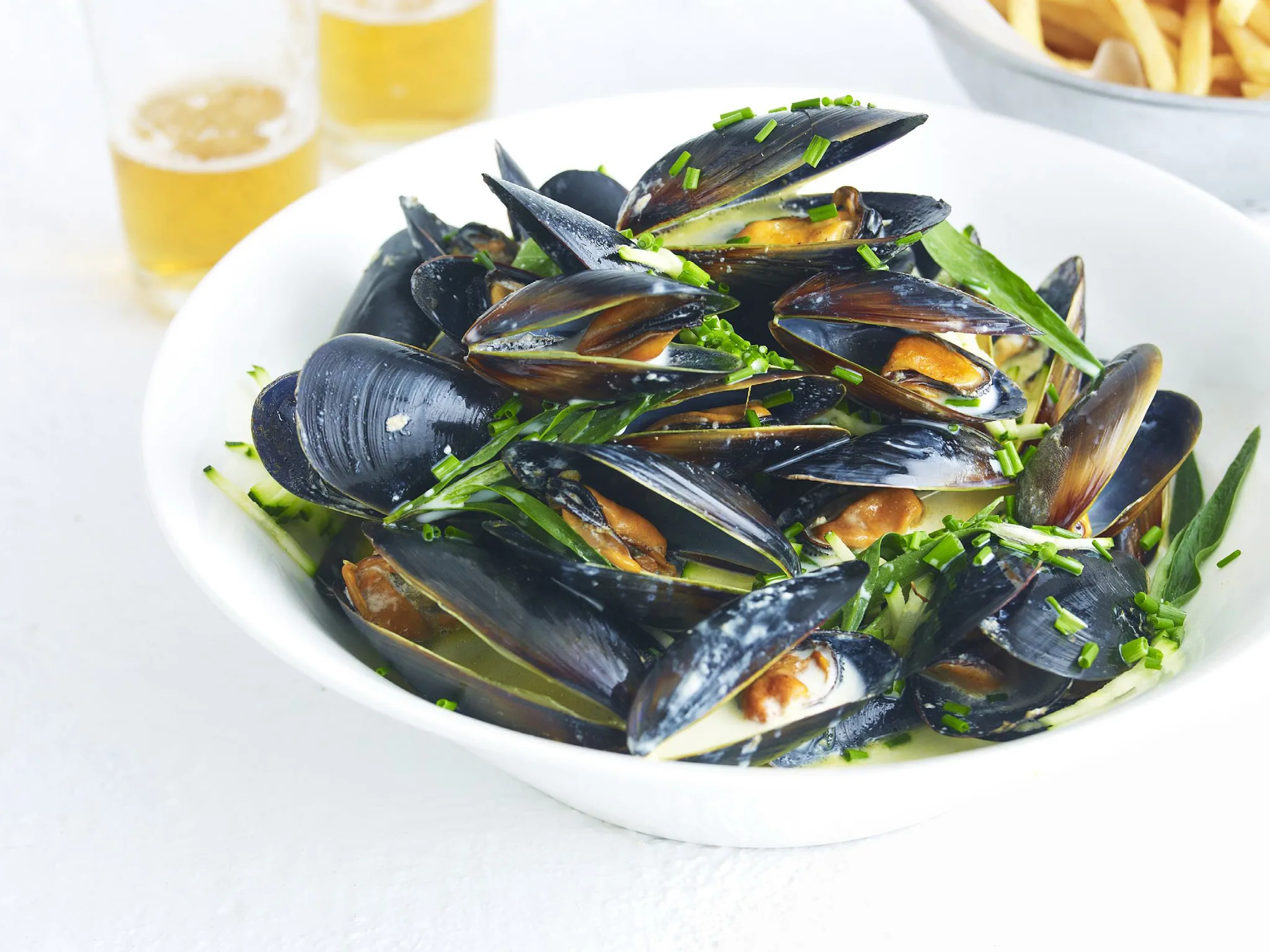 mussels with beer