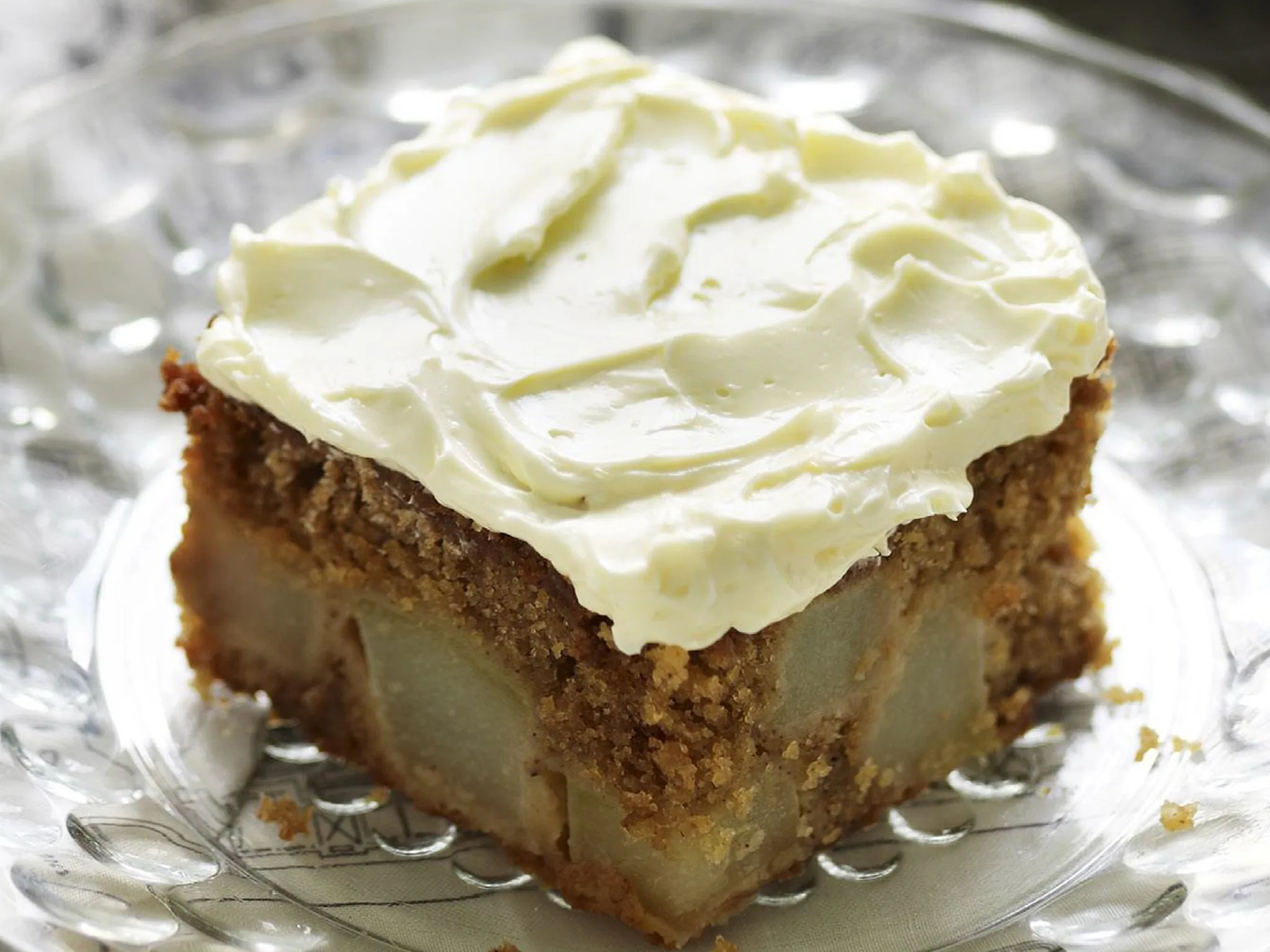 gingery pear cake