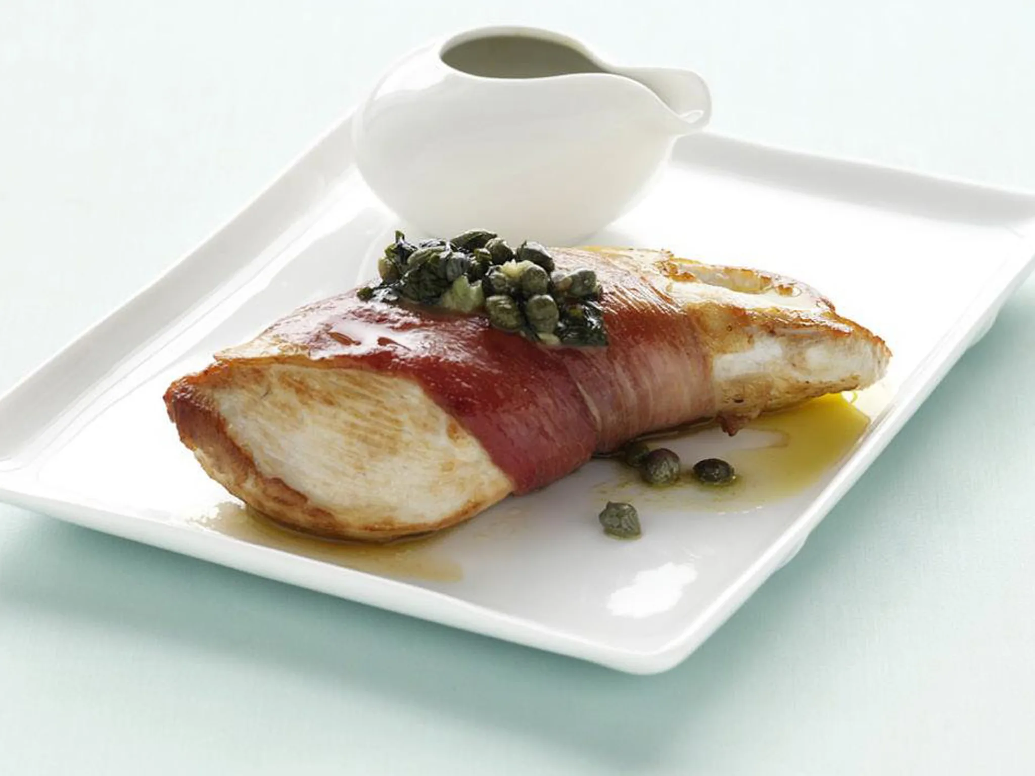 chicken with prosciutto & capers