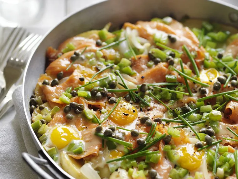 SMOKED SALMON HASH