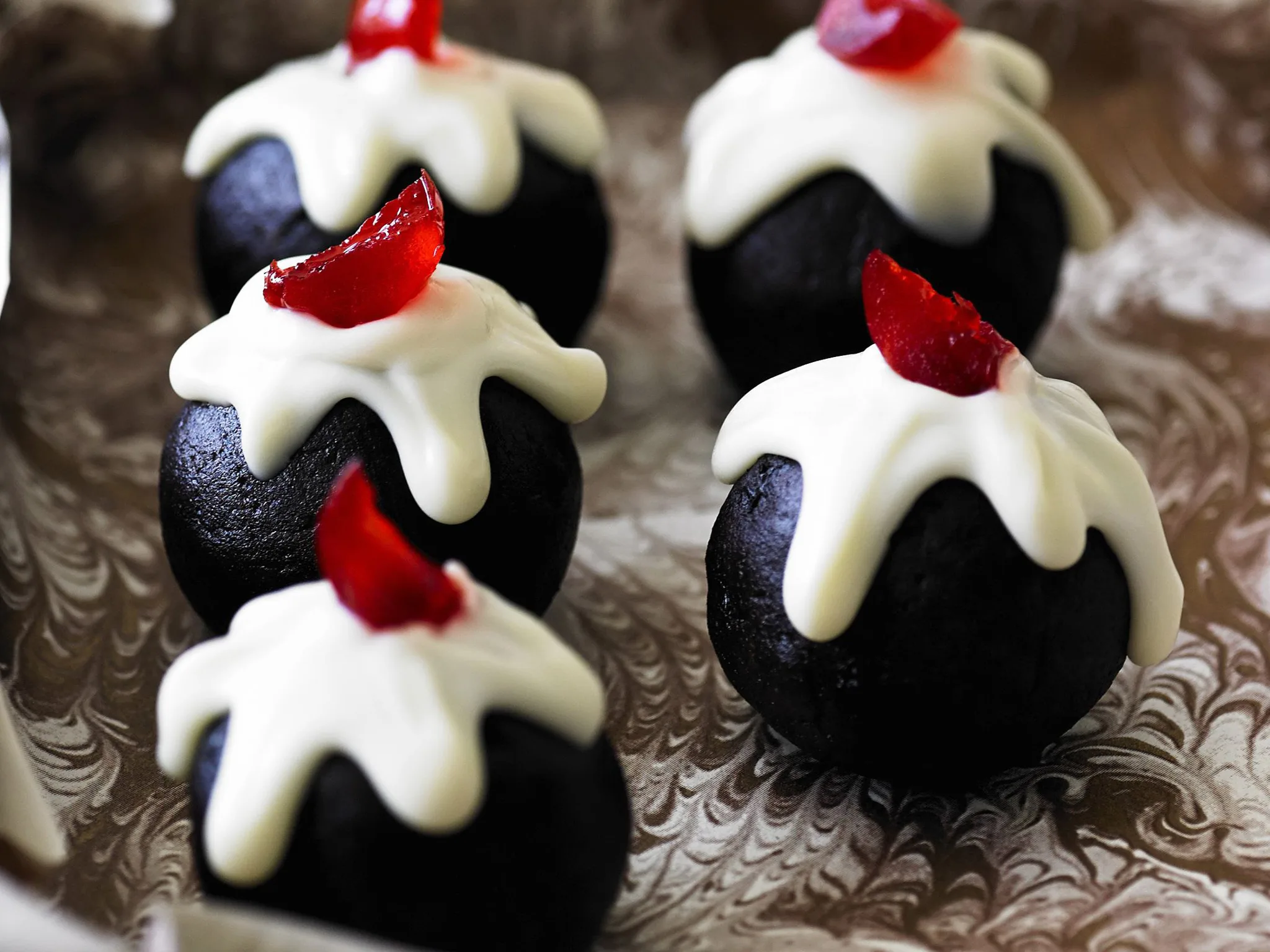 cheat's rum pudding truffles