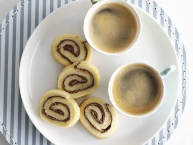 hazelnut pinwheels