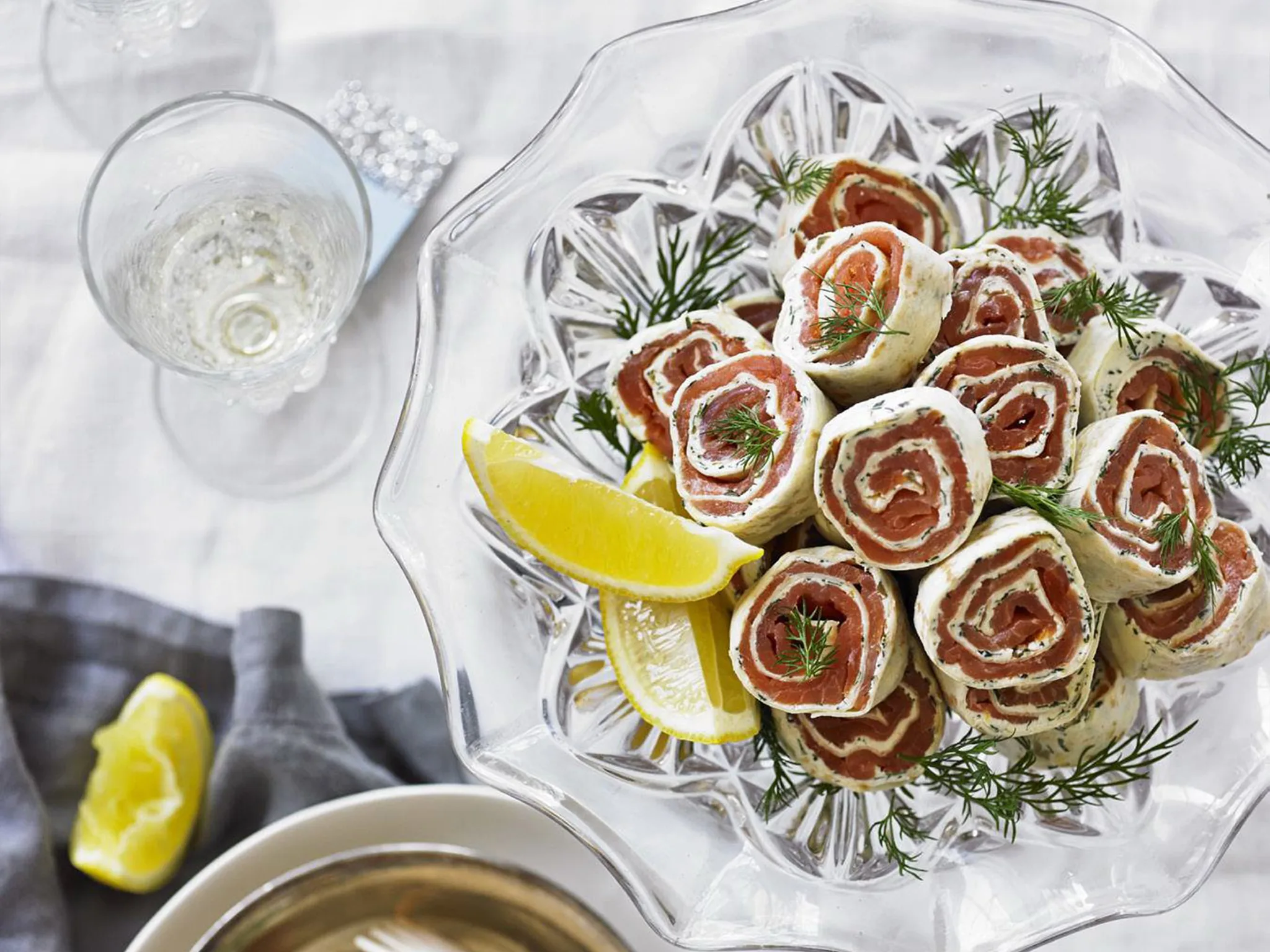 salmon pinwheels