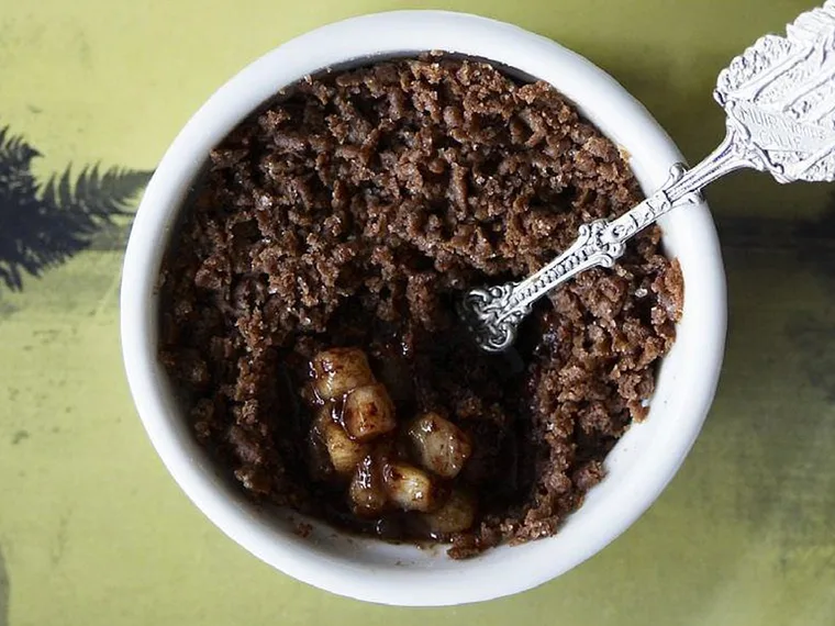 mocha pear crumble
