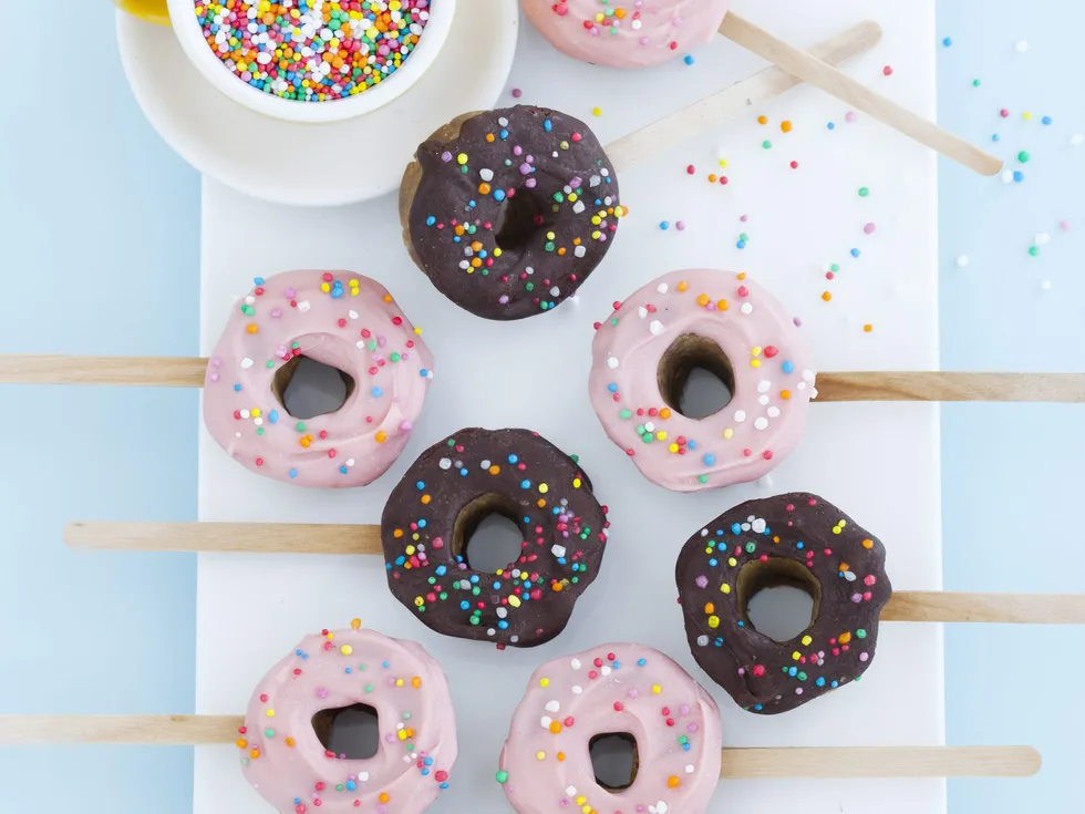 Glazed caramel DOUGHNUTS