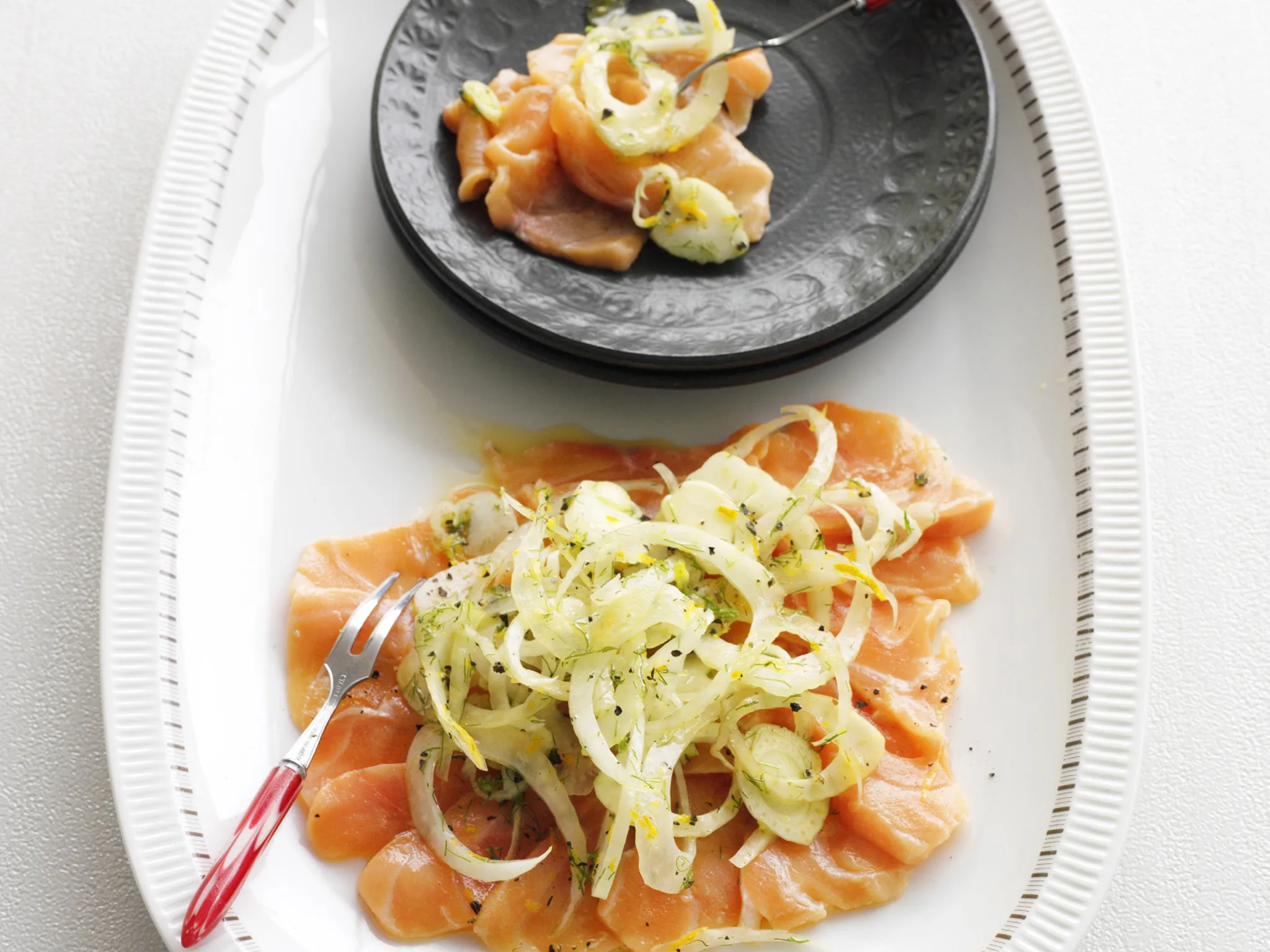 salmon carpaccio