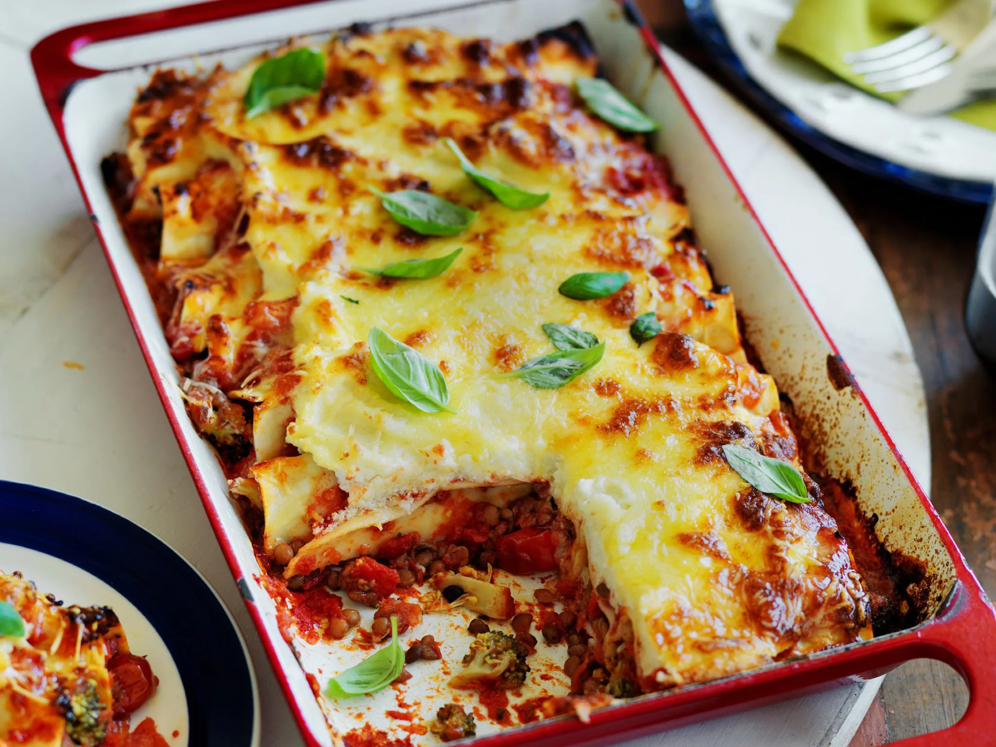 broccoli and cauliflower cannelloni