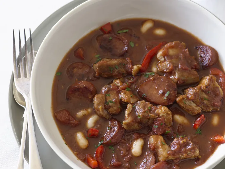 PORK BELLY AND CHORIZO STEW