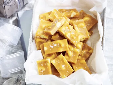 SEA SALT AND Cashew Caramels