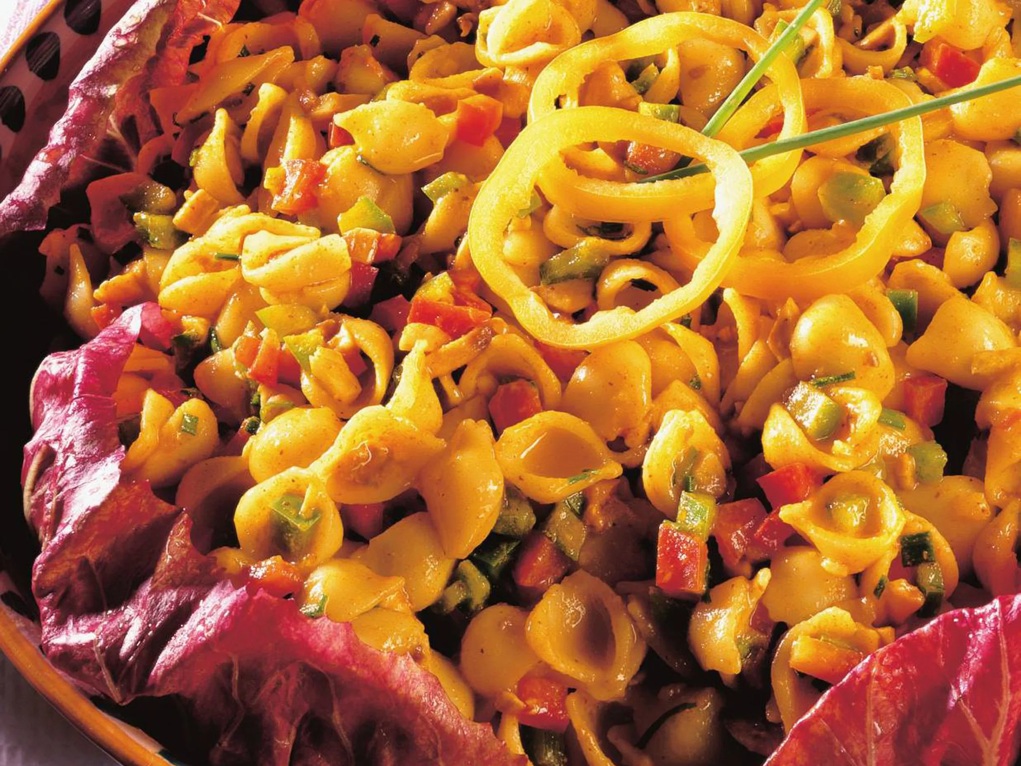 Curried pasta salad