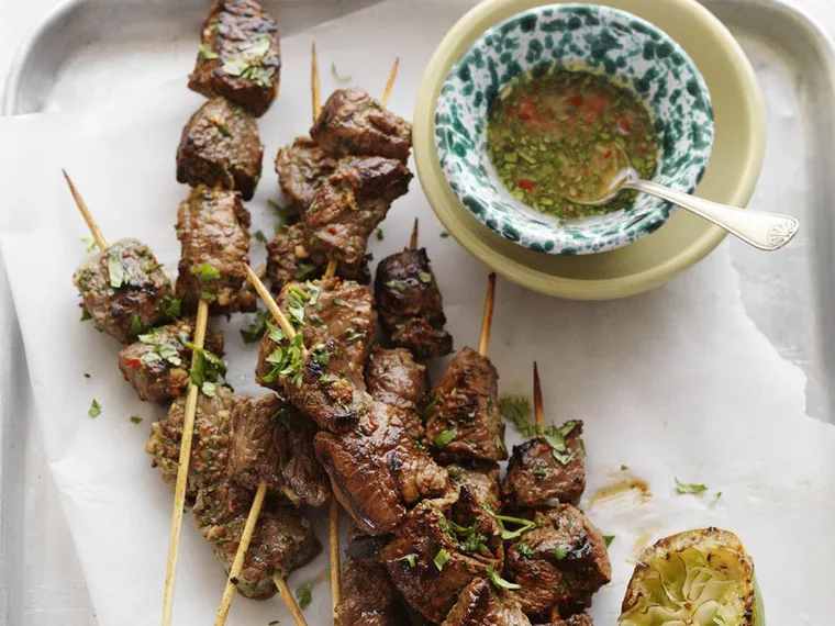 beef skewers