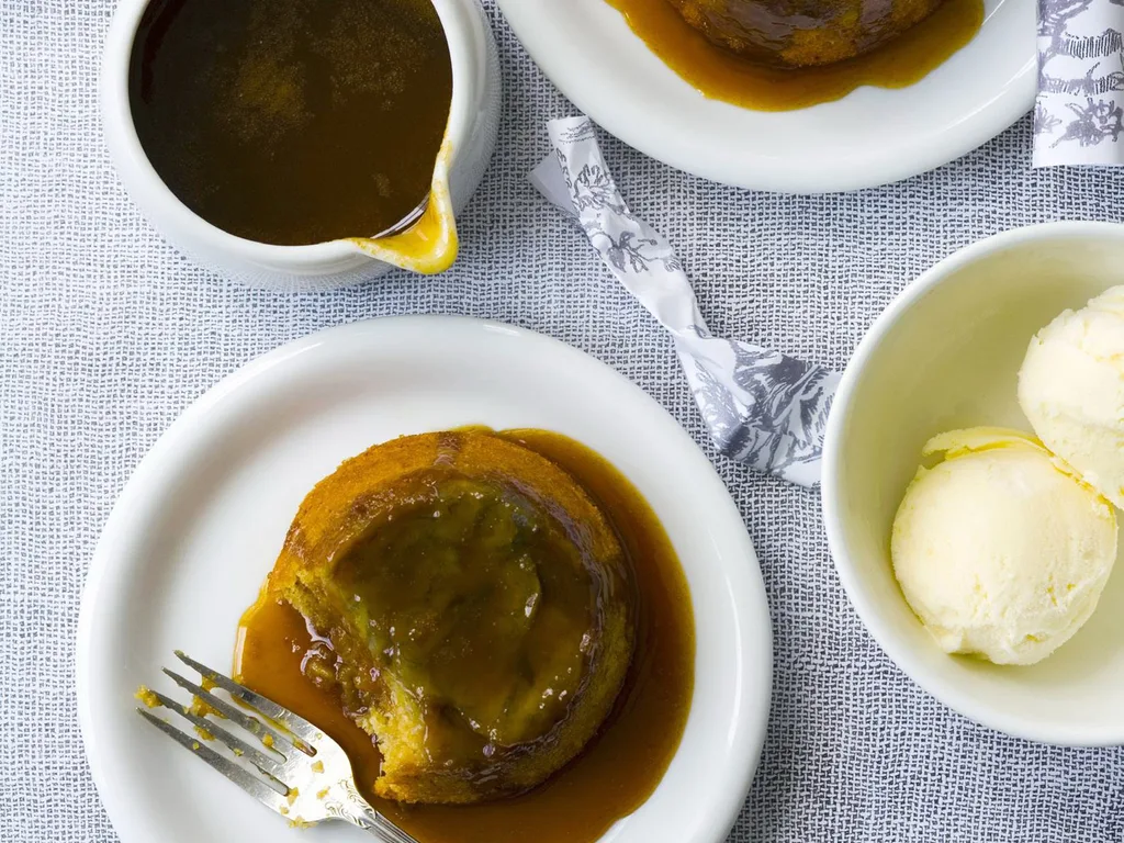 sticky banana cakes with butterscotch sauce