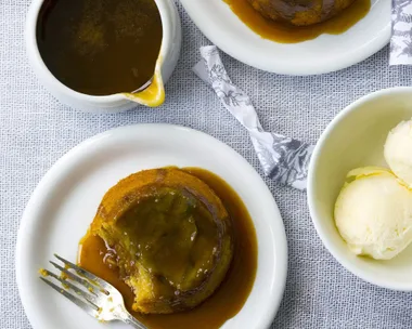 sticky banana cakes with butterscotch sauce