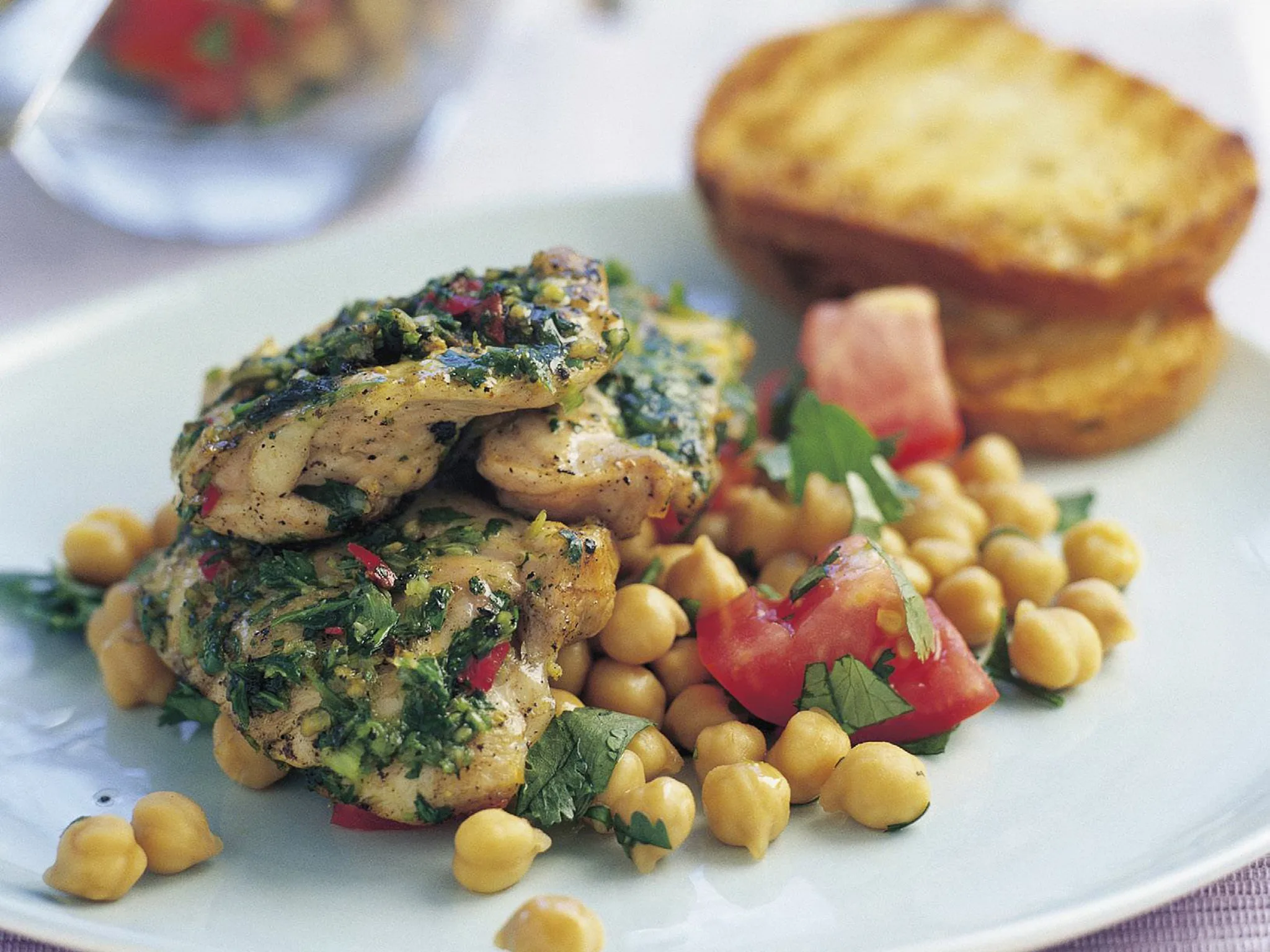 Coriander and chilli grilled fillets