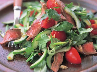 char-grilled beef salad
