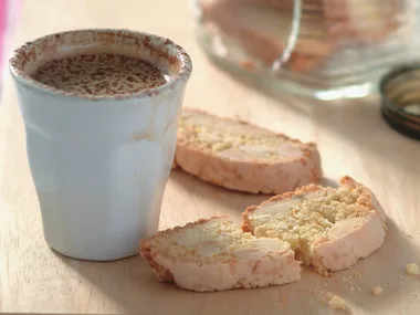 orange coconut and almond biscotti