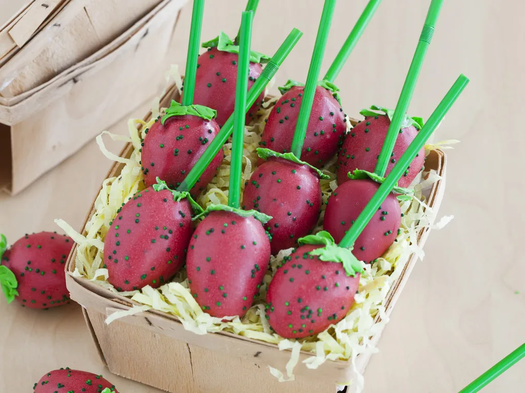 Strawberry CHEESECAKE POPS