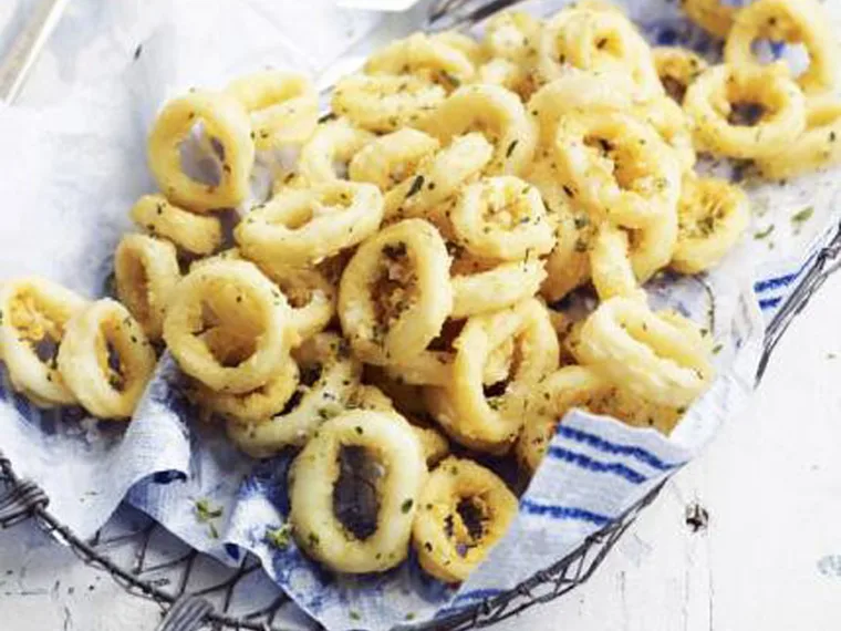 deep-fried baby calamari