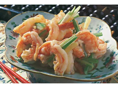 Bamboo Prawns