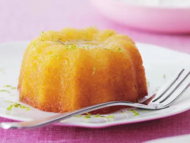 little kaffir lime syrup cakes