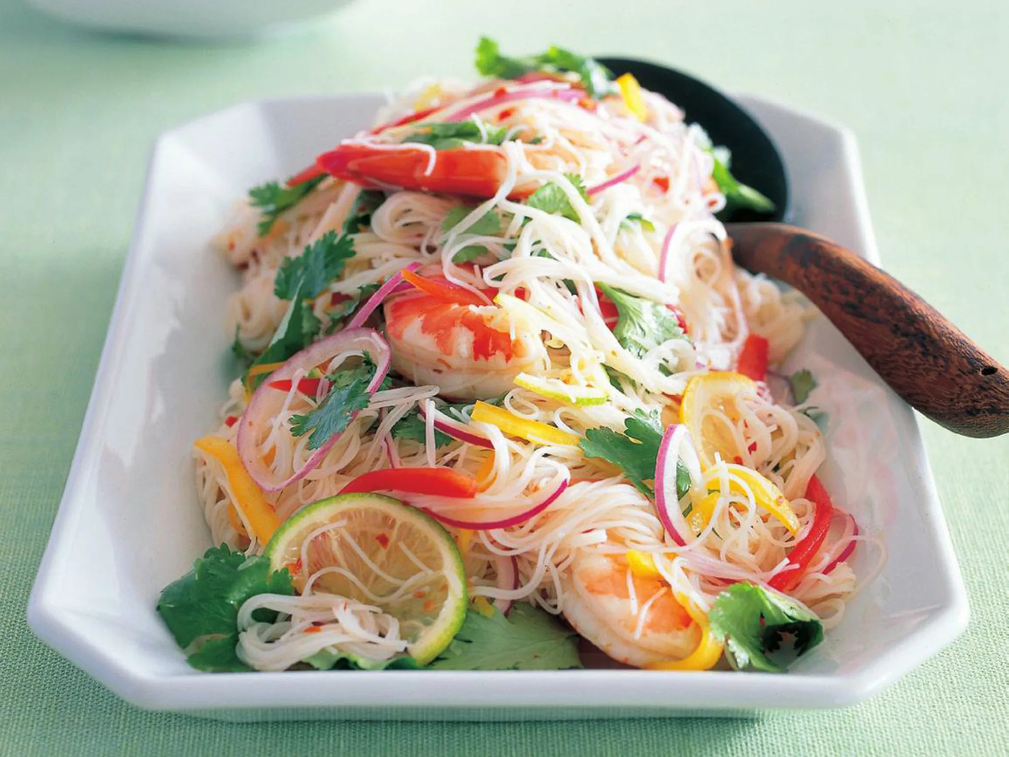 hot & sour prawn pasta