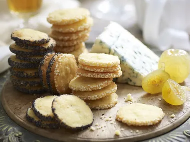 cheese and seed biscuits