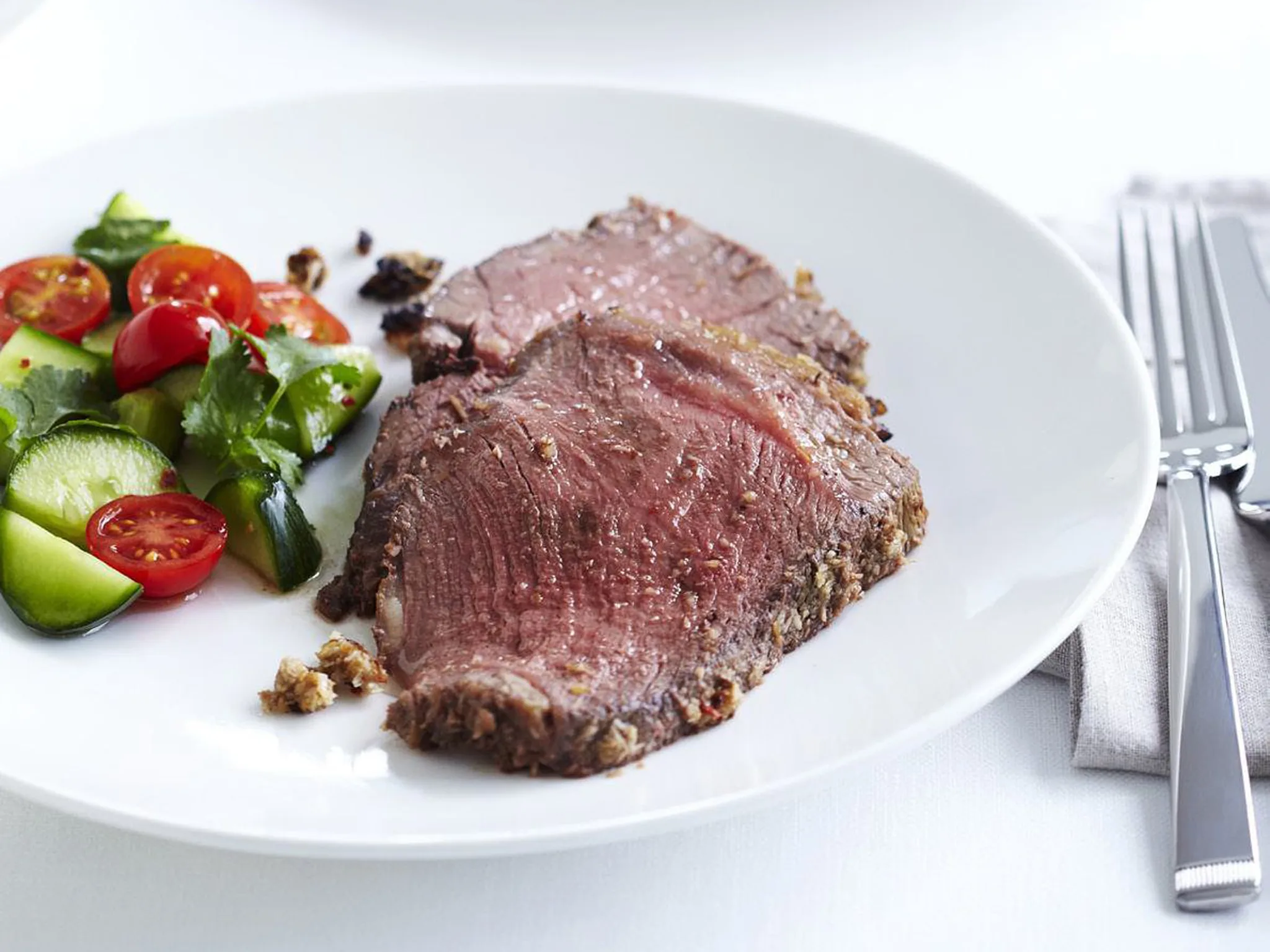 VIETNAMESE BEEF ROAST WITH CUCUMBER SALAD