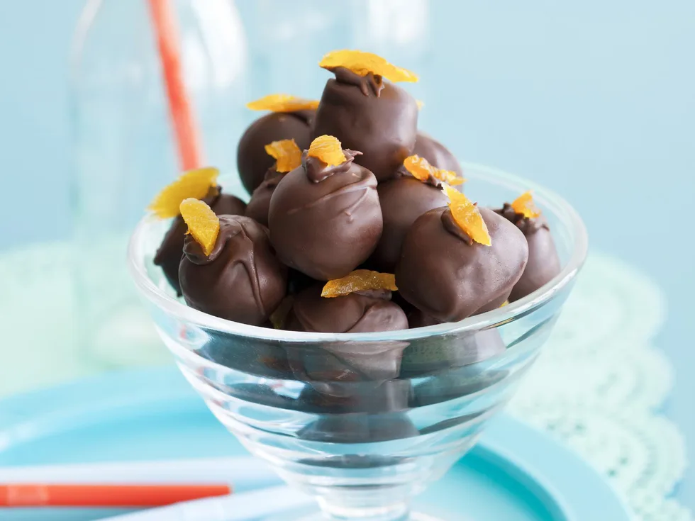 chocolate apricot balls