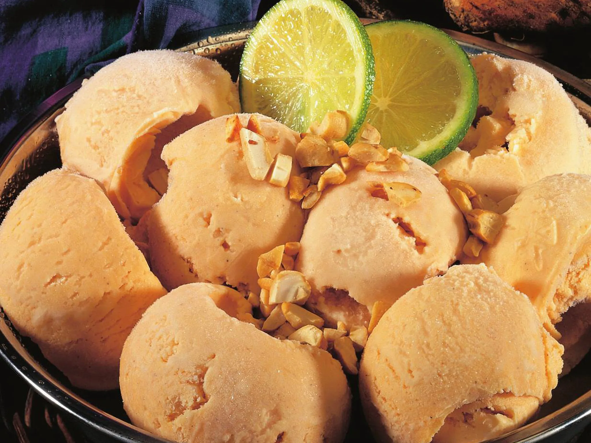 sweet potato and cardamom ice-cream
