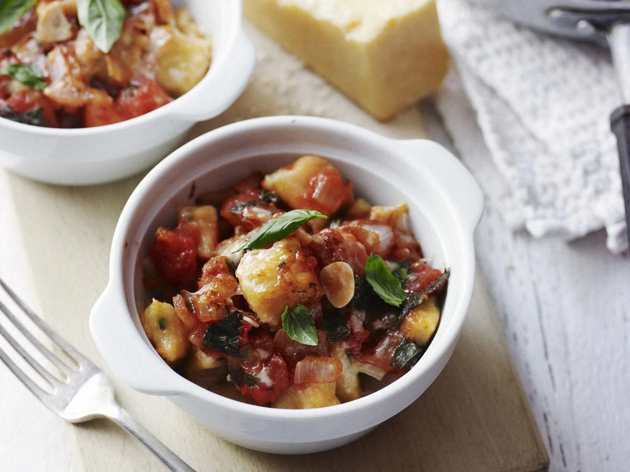 spinach and kumara gnocchi