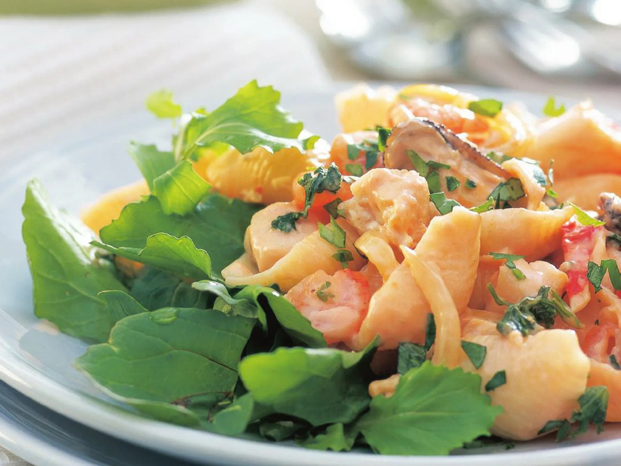 Seafood pasta salad-image