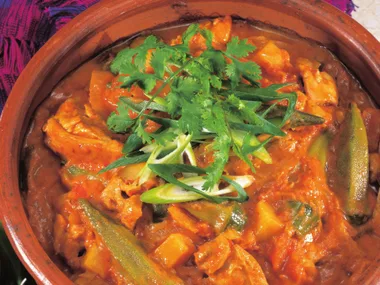 african-style peanut, okra and tomato gumbo