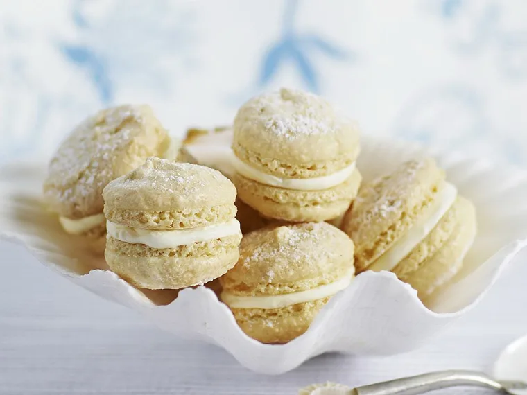 lemon coconut macaroons