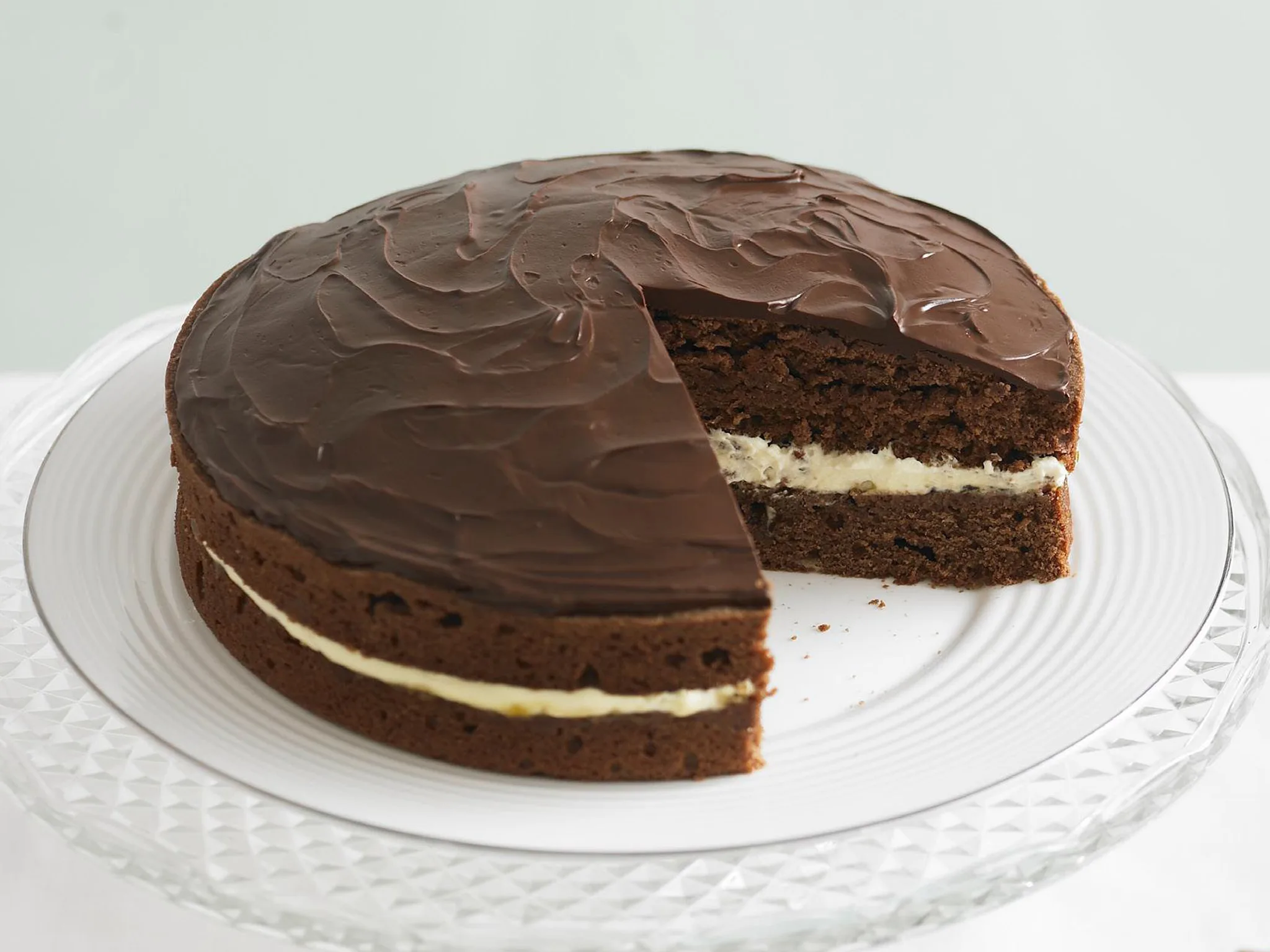 brandied chocolate apricot cake