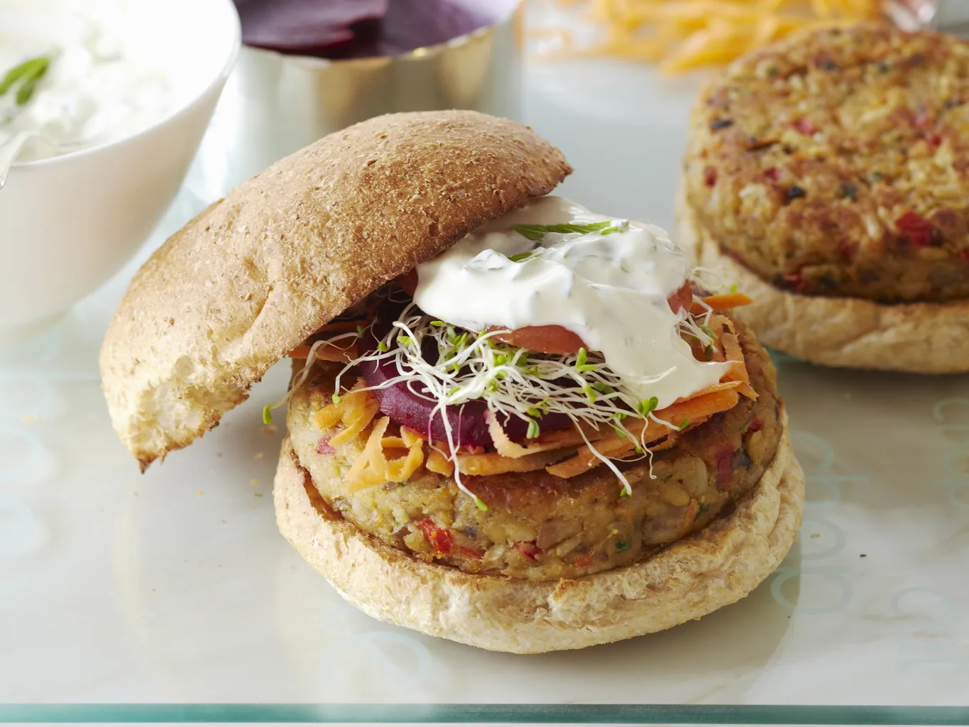 Vegetable BurgersServes 4