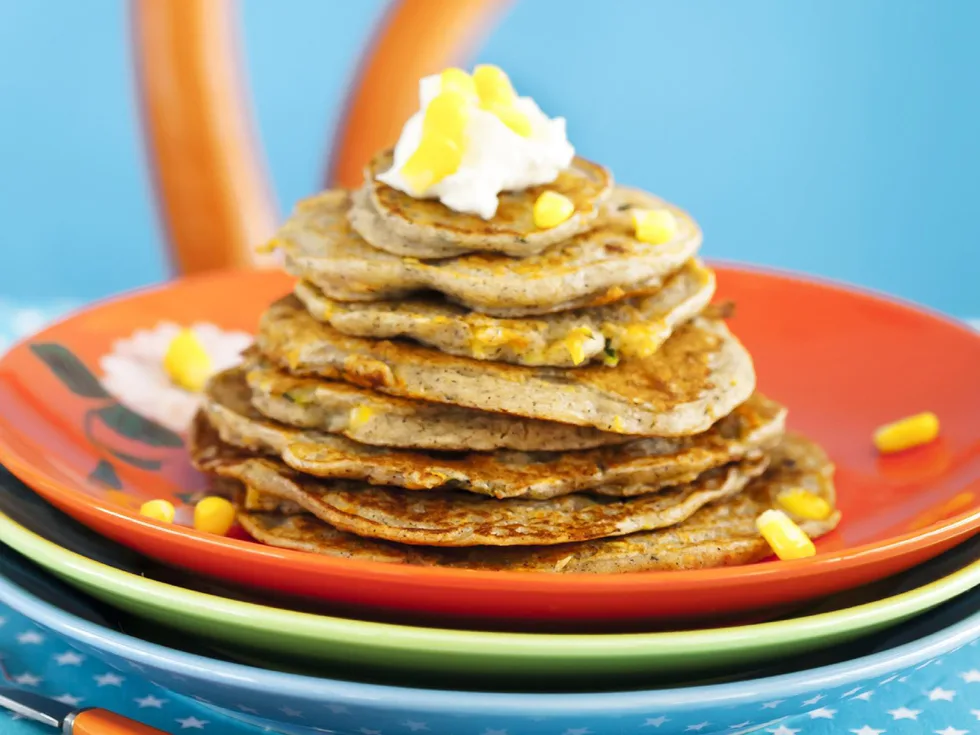 savoury buckwheat pancakes