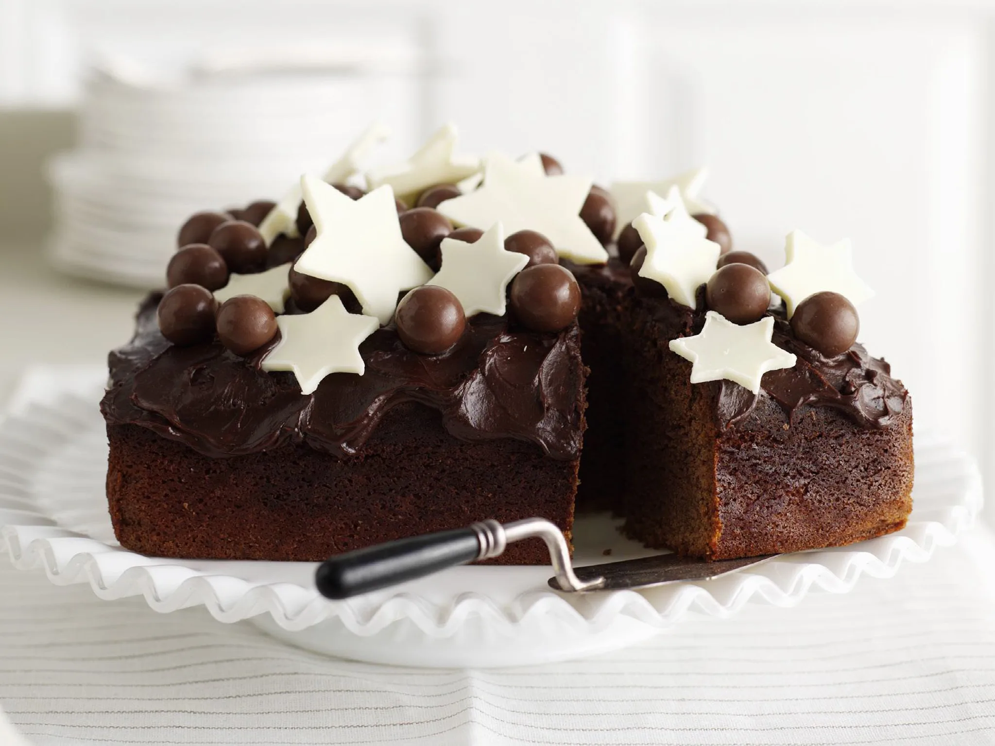 The chocoholic's chocolate cake