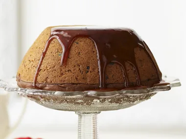 orange, date and treacle pudding
