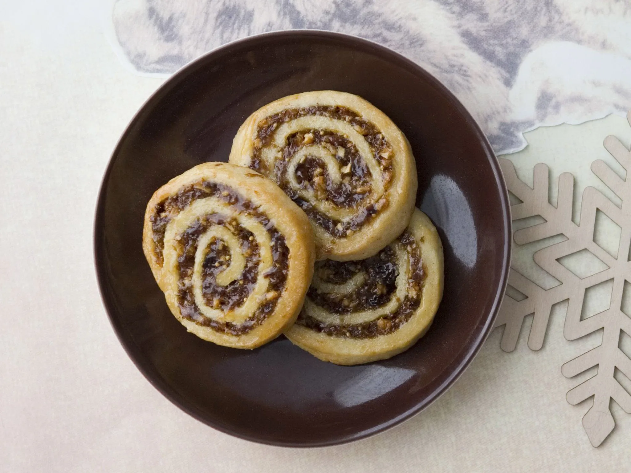 sweet shortbread spirals