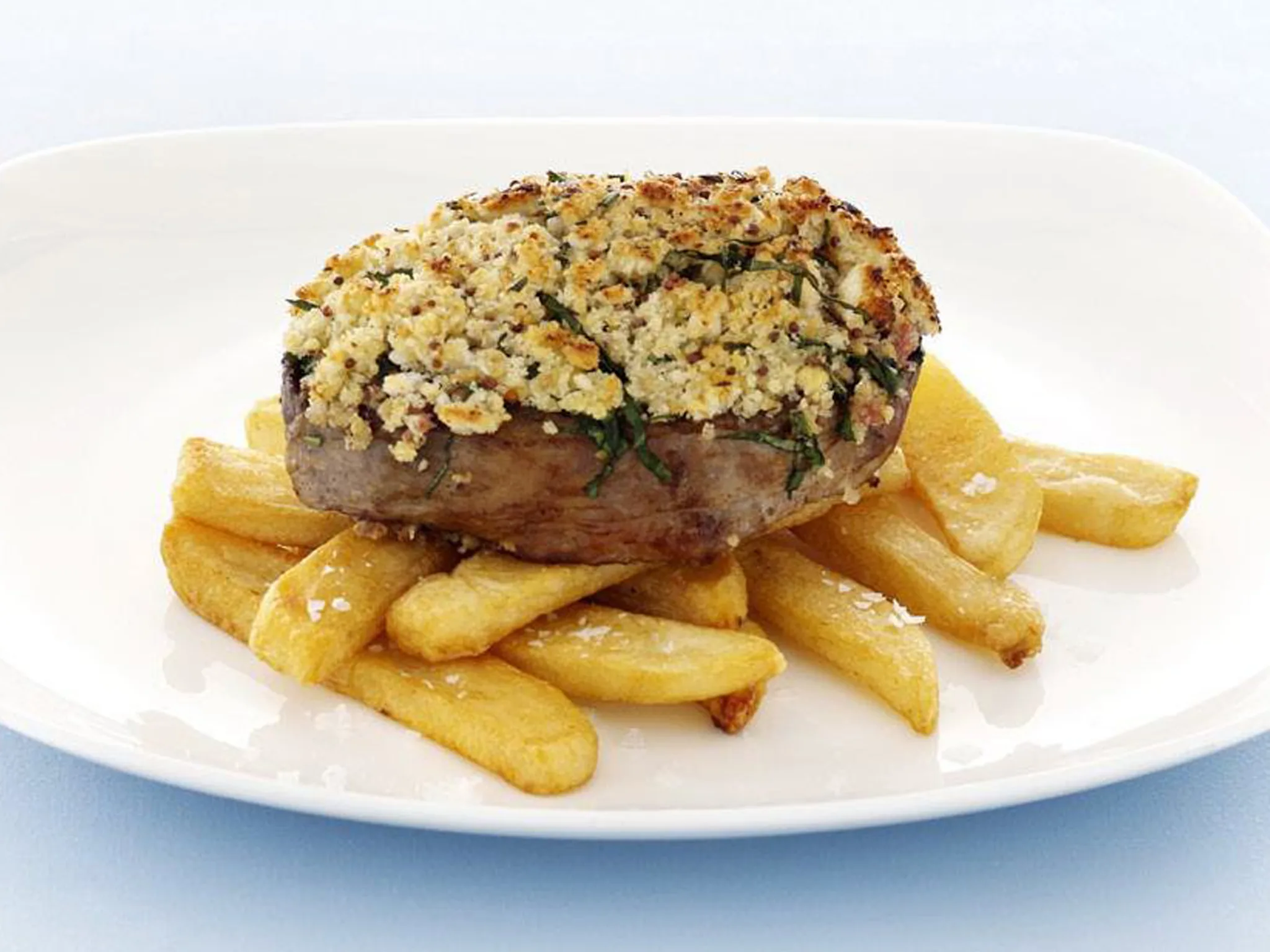 herb-crumbed fillets