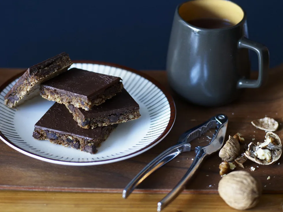 decadent double-choc slice