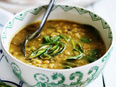YELLOW DHAL WITH SPINACH