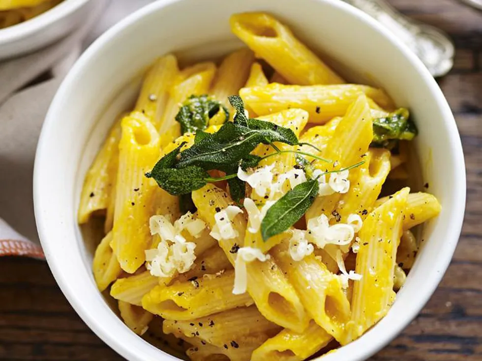 pumpkin and sage penne