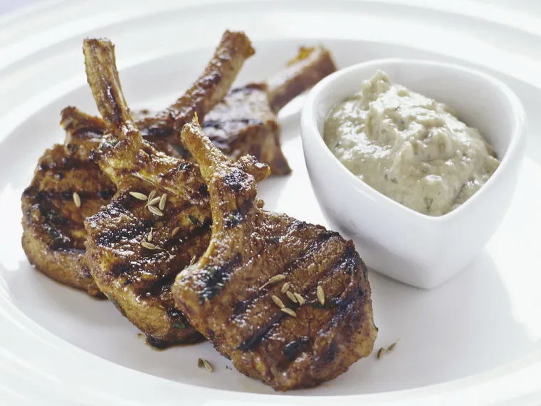 Moroccan lamb cutlets