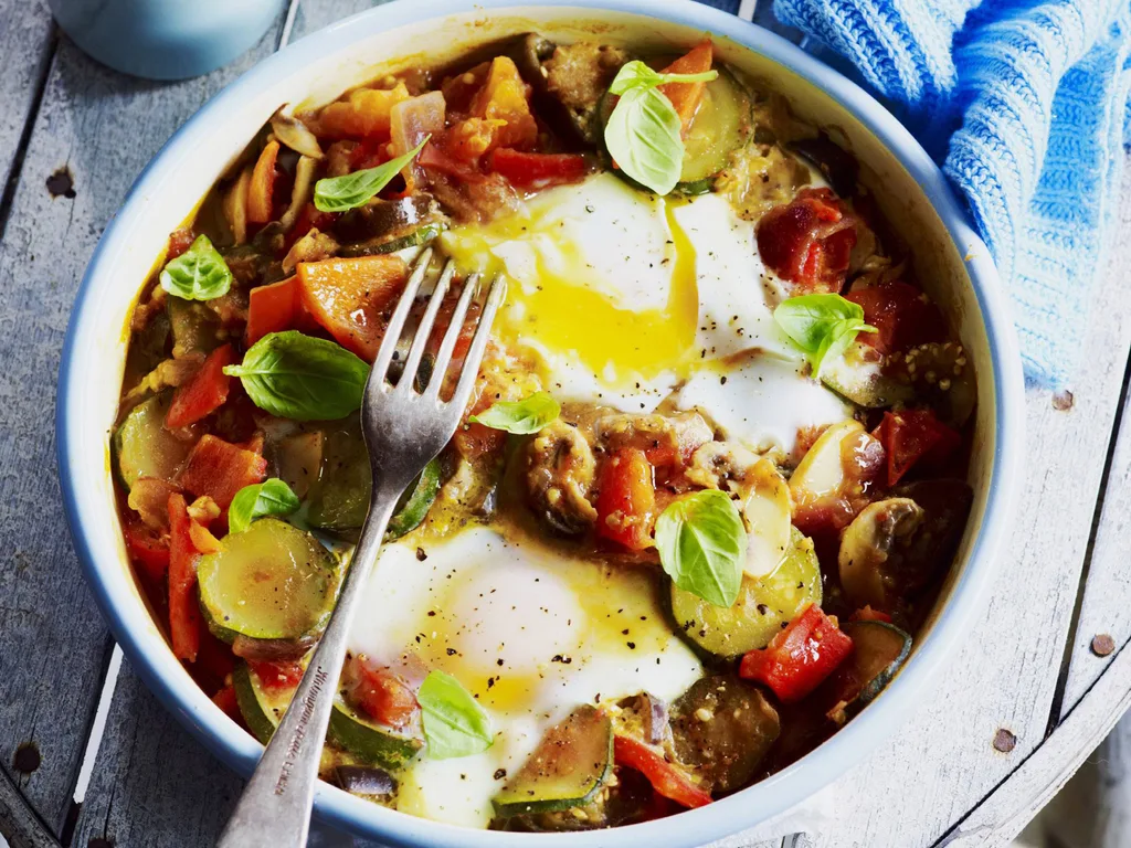 ratatouille with eggs